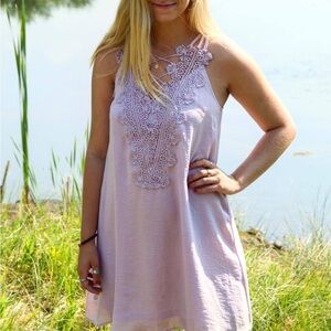 Entro Lavender Sleeveless Dress